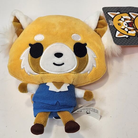 Sanrio Aggretsuko Retsuko 7 inch Plush Soft Toy Stuffed Doll Character New - Picture 2 of 5